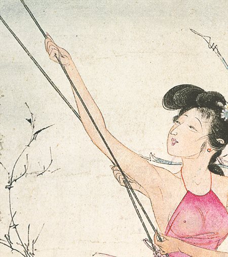 任丘-胡也佛的仕女画和最知名的金瓶梅秘戏图